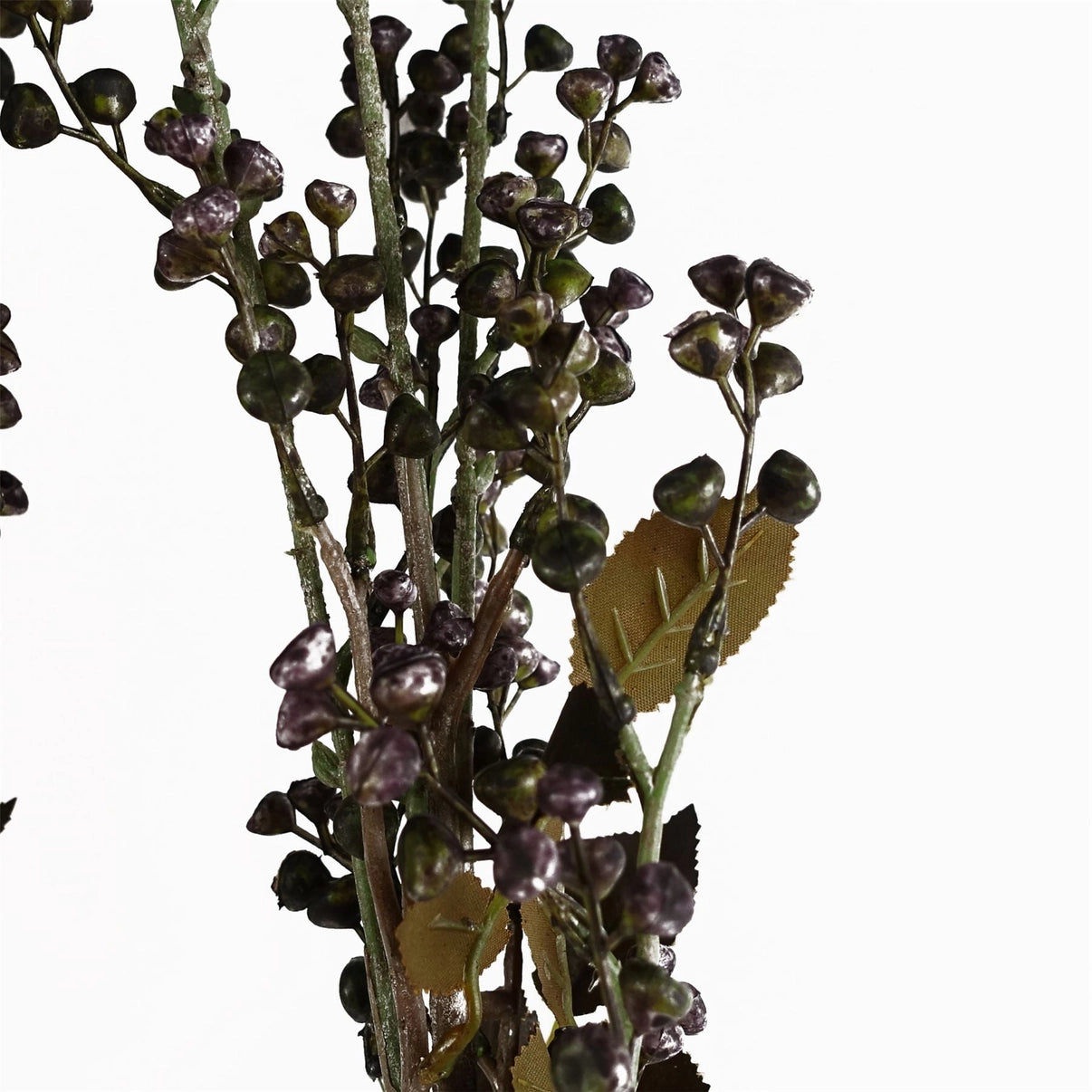 Artificial Foliage Dark Berry Stem