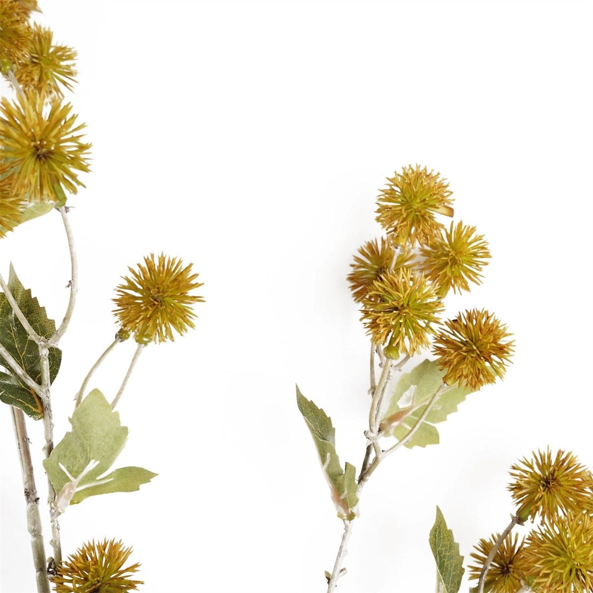 Yellow Craspedia Artificial Stem