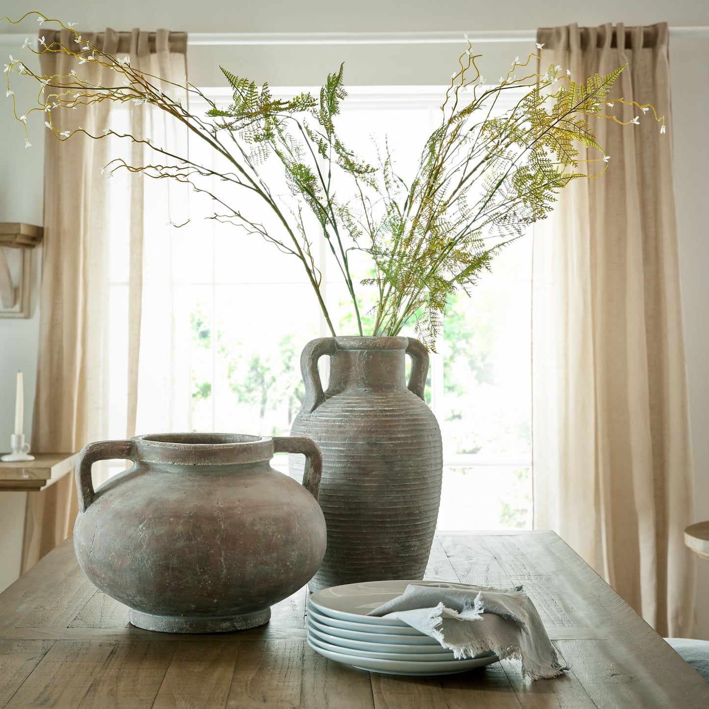ATHENA Brown Vase - Tall
