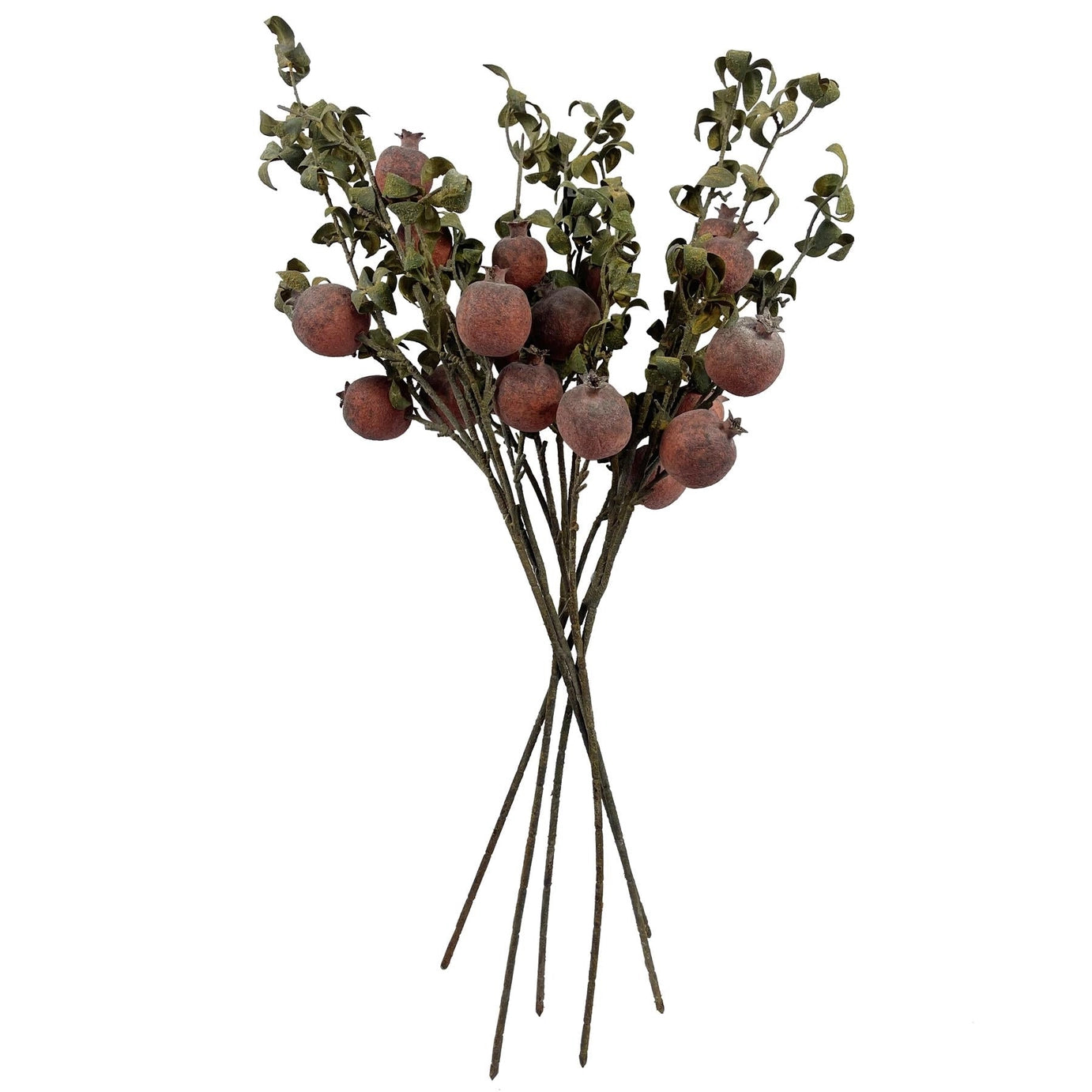 Faux Pomegranate Stem (Set of 4)