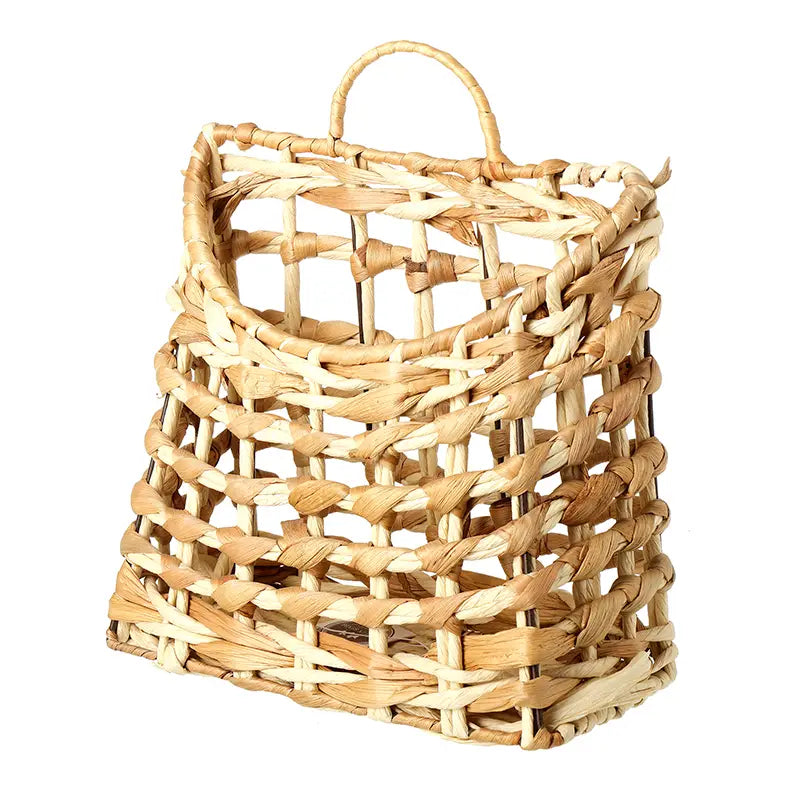 Small Straw Basket with Handles