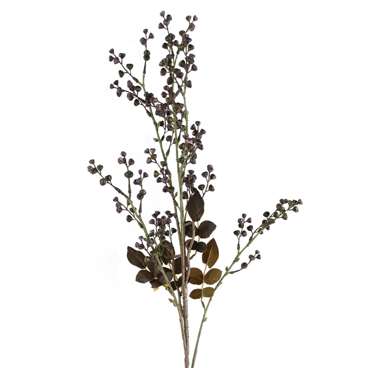 Artificial Foliage Dark Berry Stem