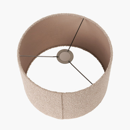 HAYLEY Boucle Cylinder Shade - Taupe