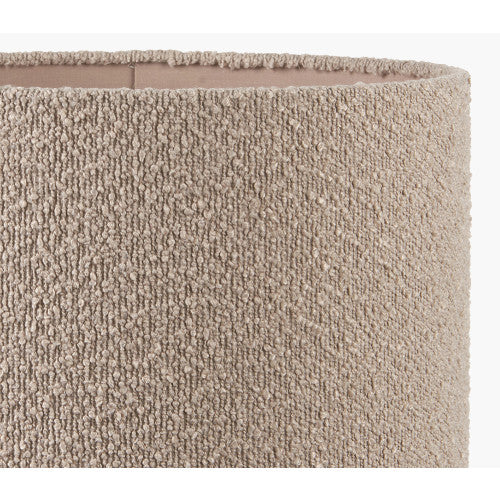 HAYLEY Boucle Cylinder Shade - Taupe