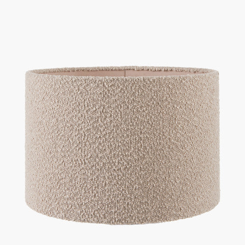HAYLEY Boucle Cylinder Shade - Taupe