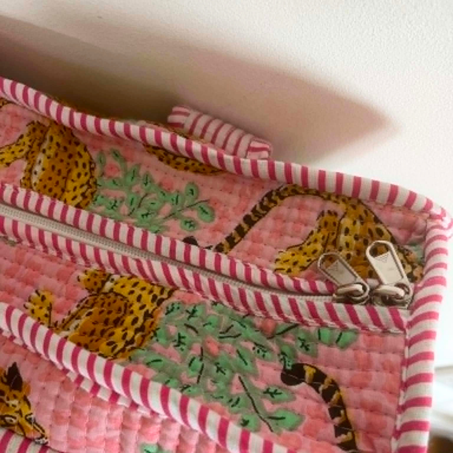 Pink Jungle Tote Bag