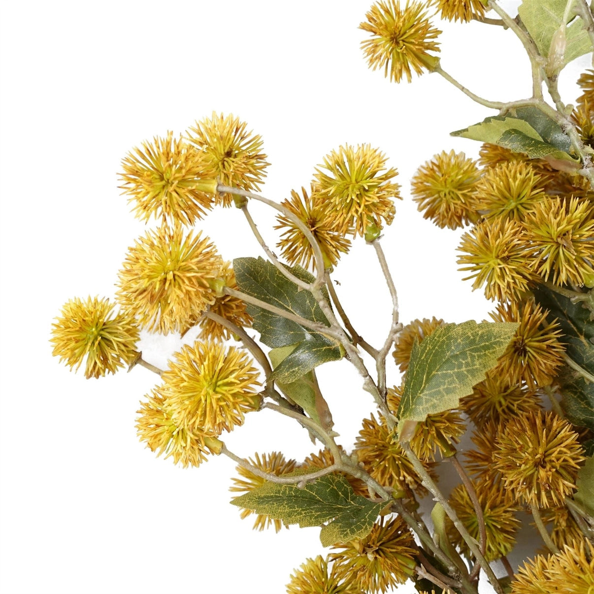 Yellow Craspedia Artificial Stem