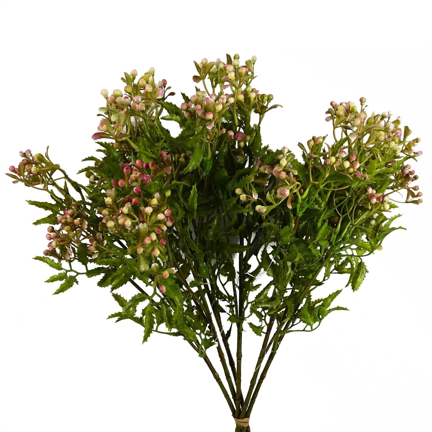 Artificial Foliage Stem Pink Berries