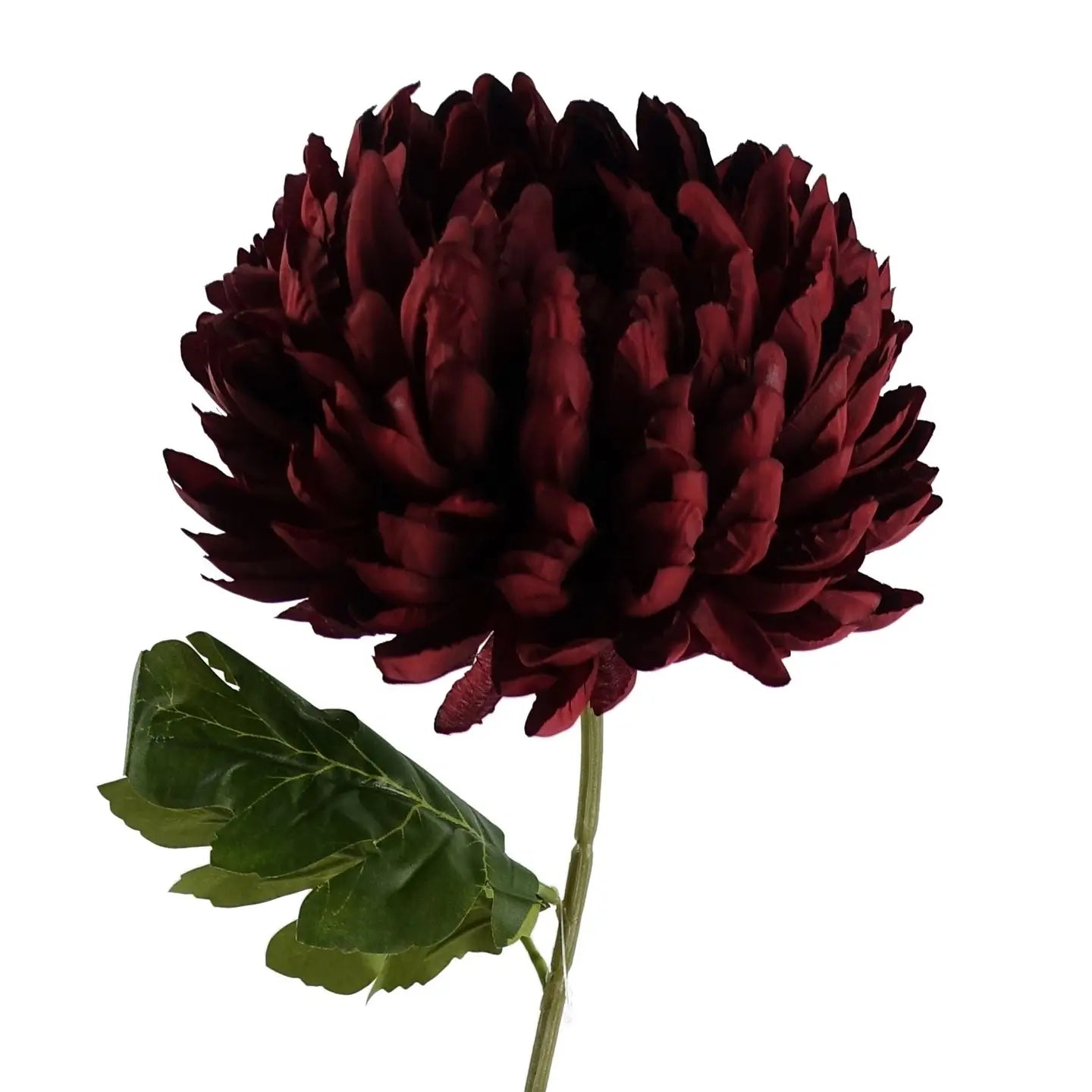 Burgundy Chrysanthemum Artificial Stem