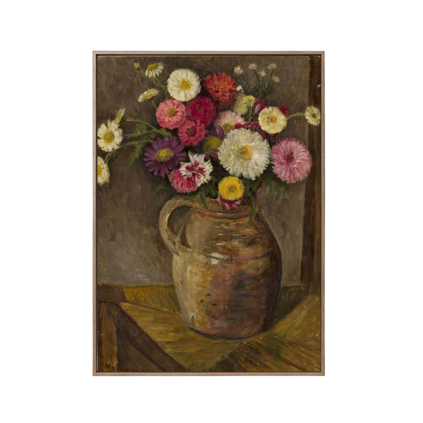 Flowers in a Clay Jug (A4)
