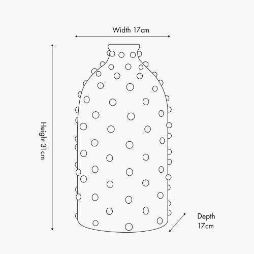 KESTREL Vase - Grey/ Cream Wash