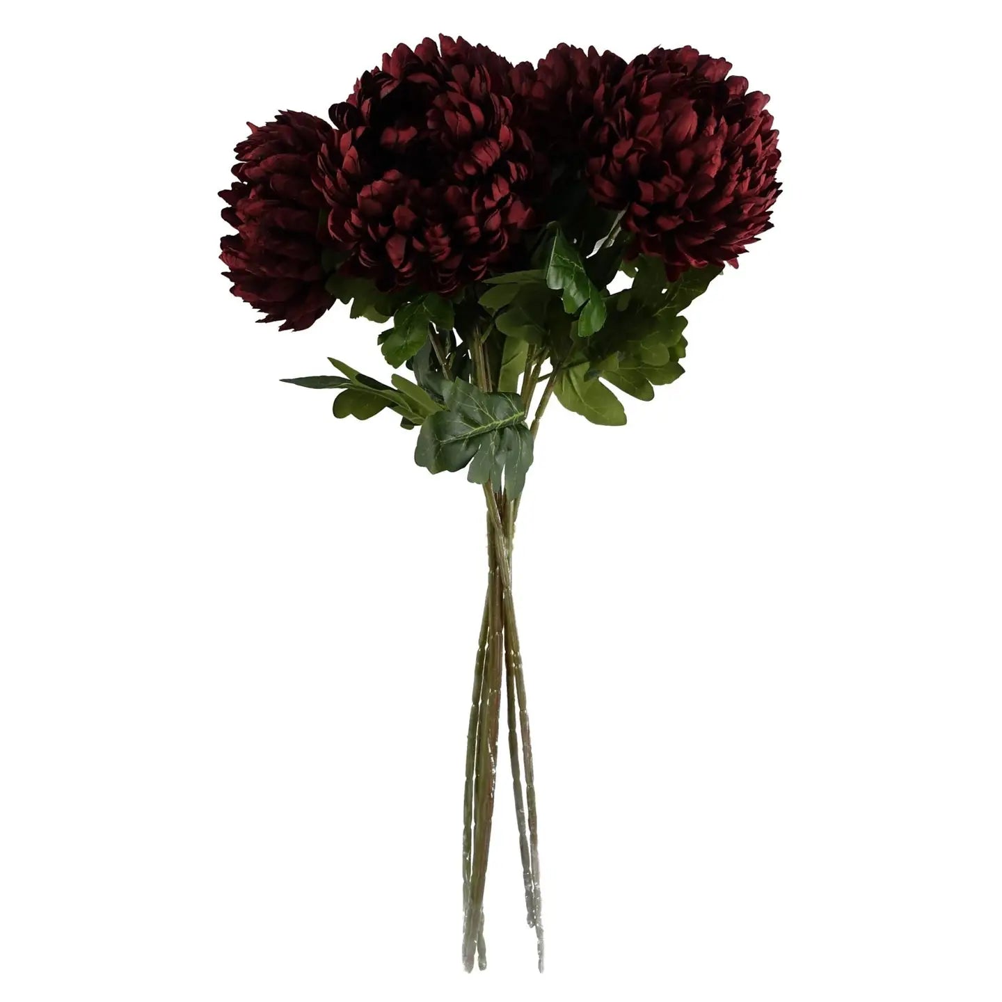 Burgundy Chrysanthemum Artificial Stem