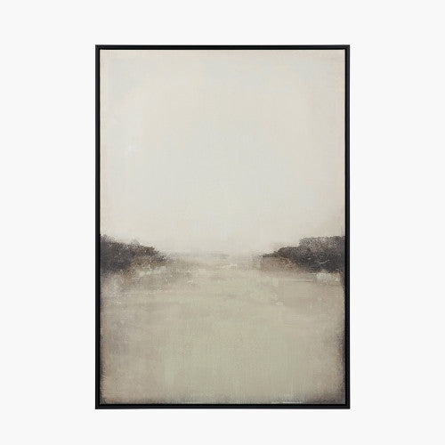 TERN Abstract Painting - Grey/ White