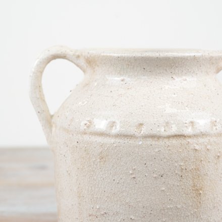 WENDY Terracotta Vase - Aged Cream
