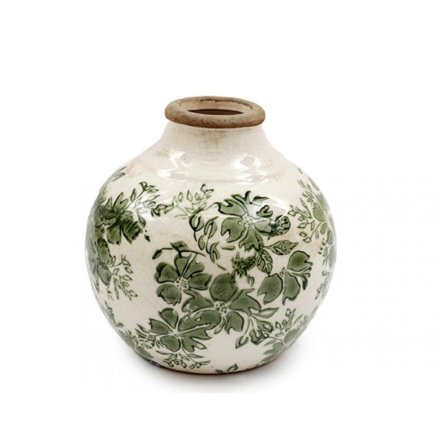 Flower Ceramic Vase - Small