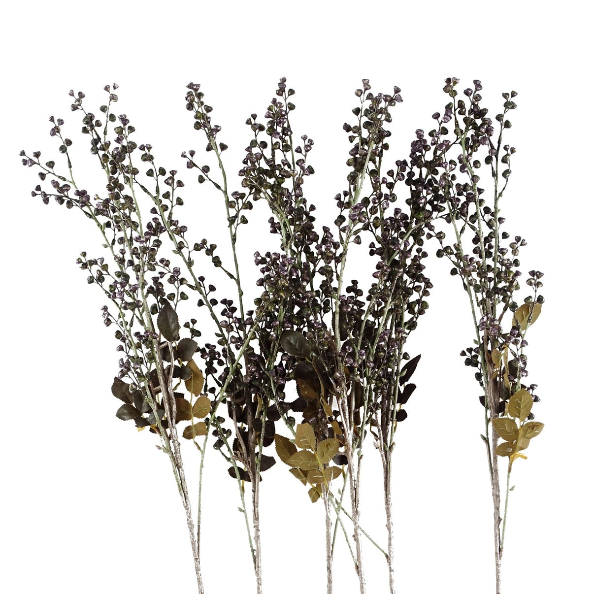 Artificial Foliage Dark Berry Stem