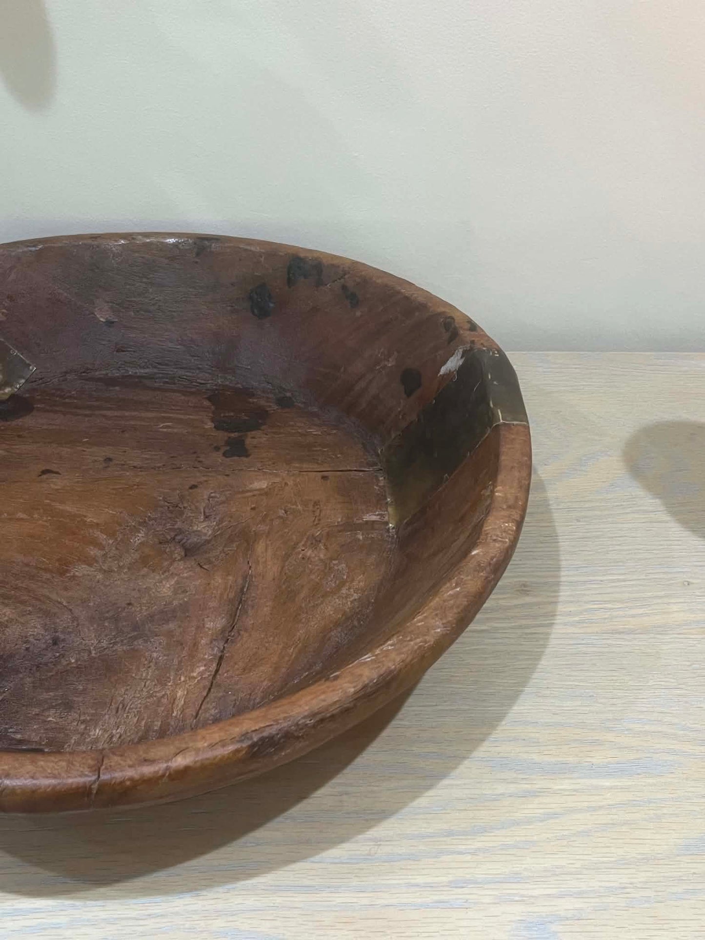 Salvaged Indian Dough Bowl (A)