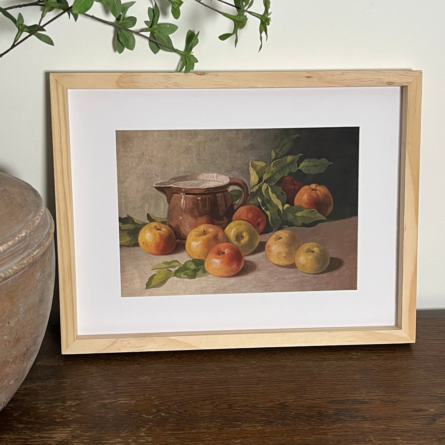 Still Life of Apples Art Print (A4 or A3)