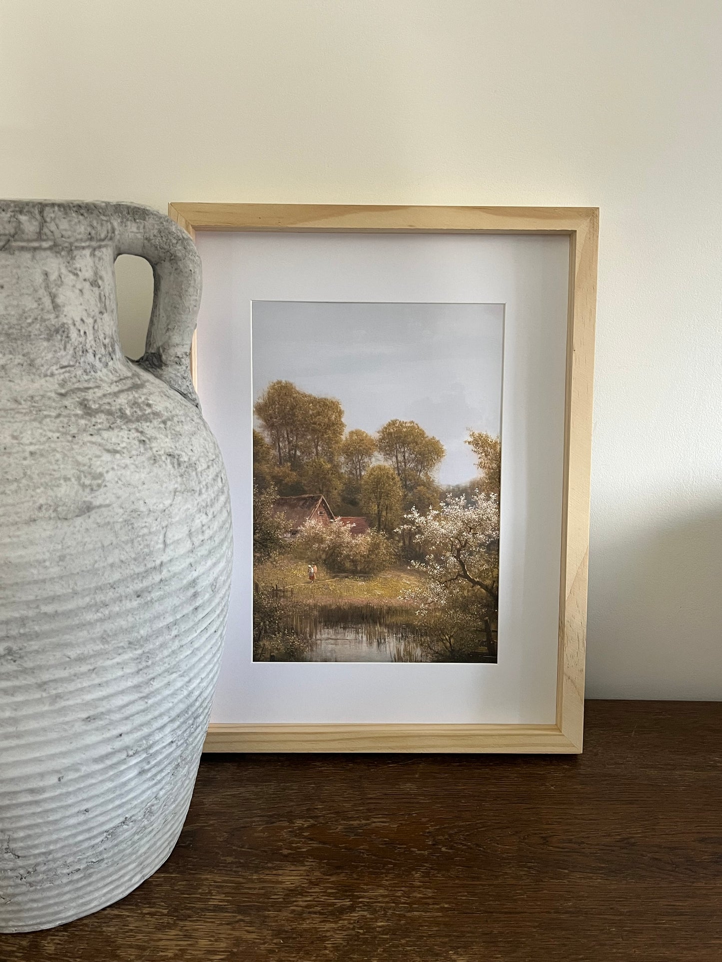 House by the Pond Art Print (A4 or A3)