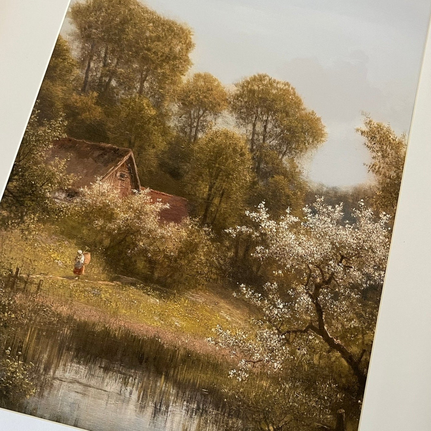 House by the Pond Art Print (A4 or A3)