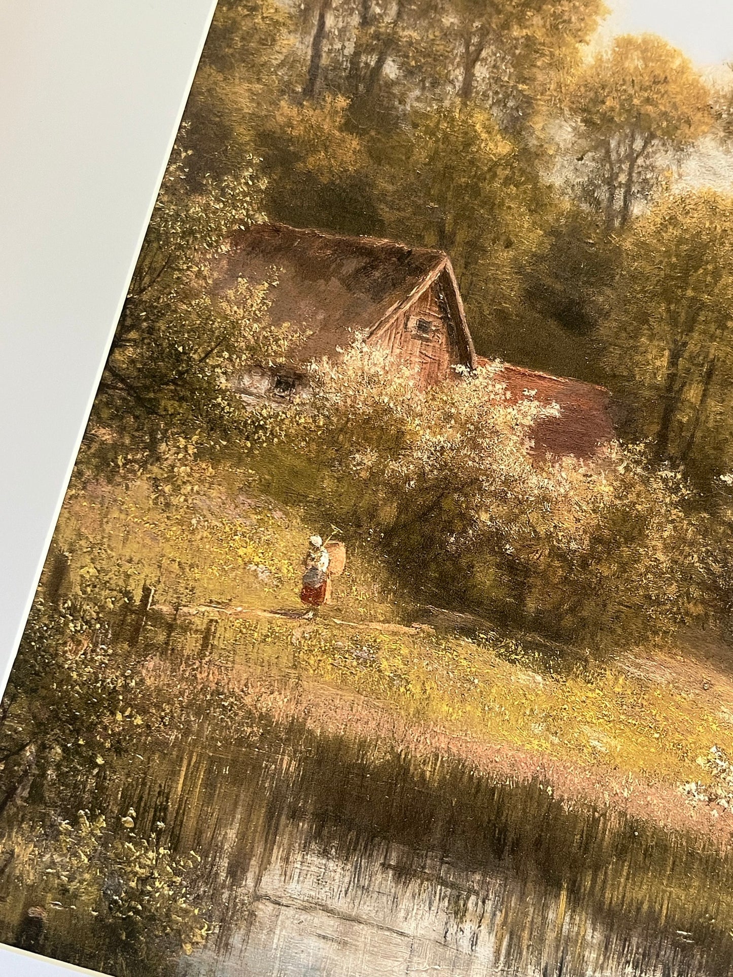 House by the Pond Art Print (A4 or A3)
