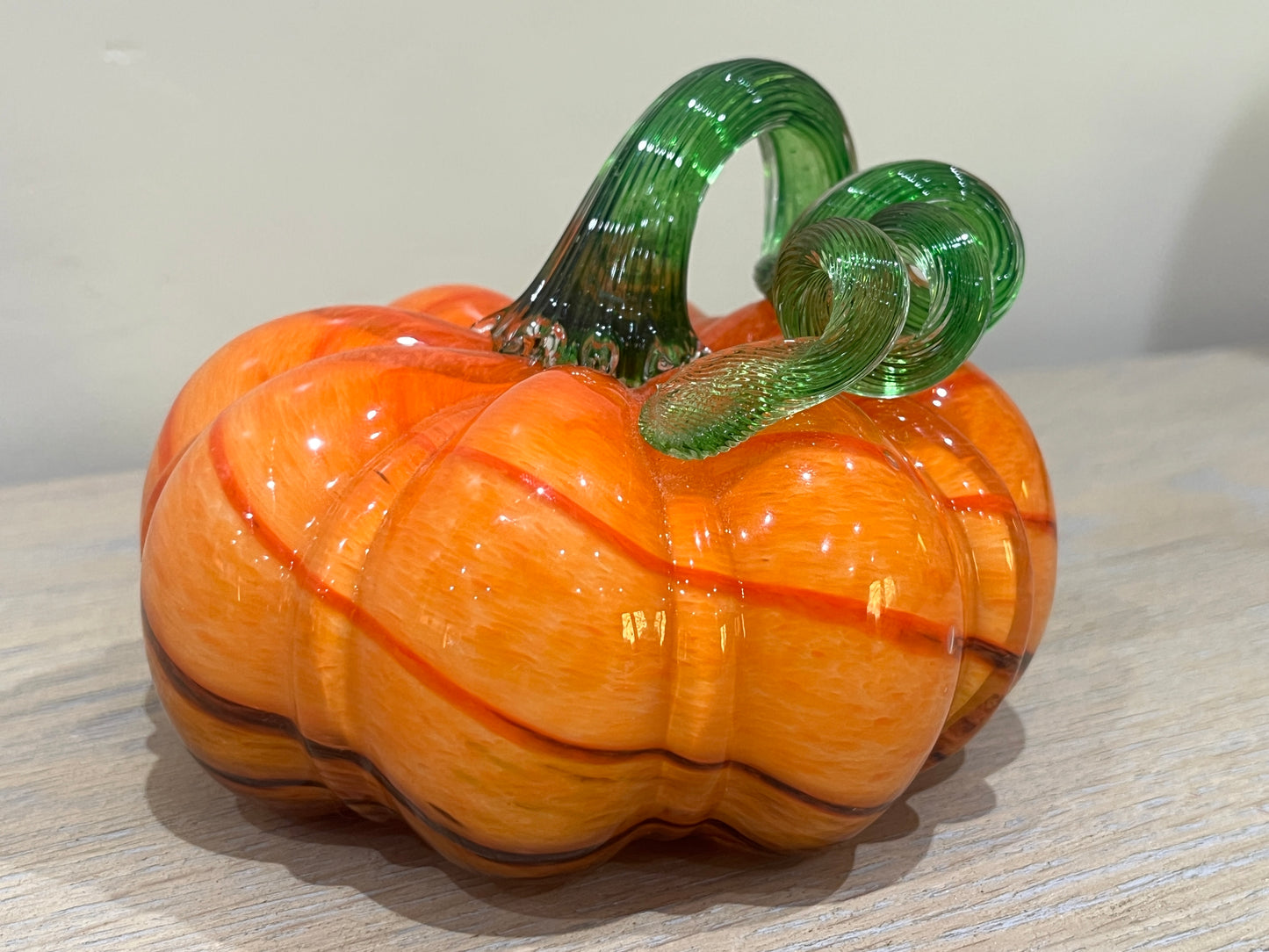 Handmade Glass Pumpkin