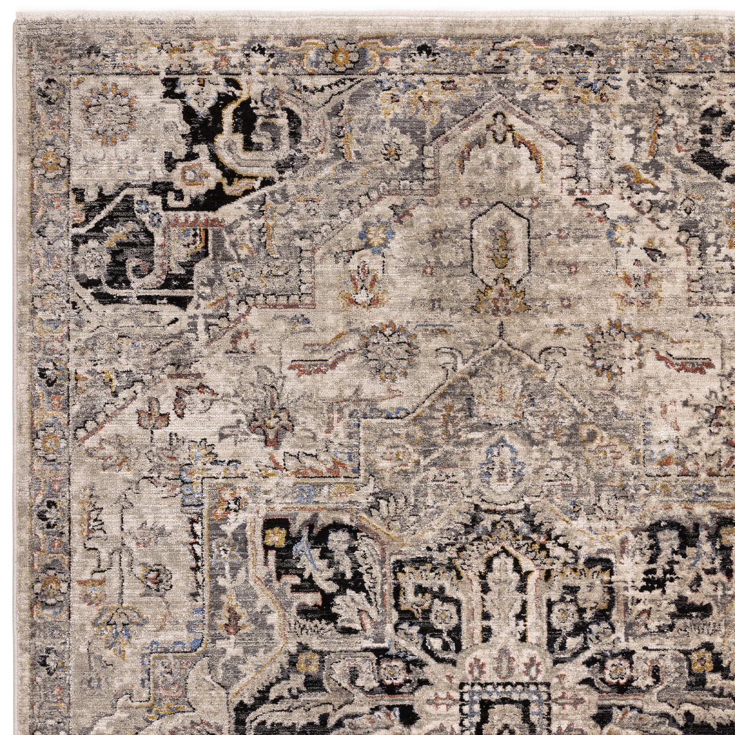 ZEA Rug - Neutral/ Black