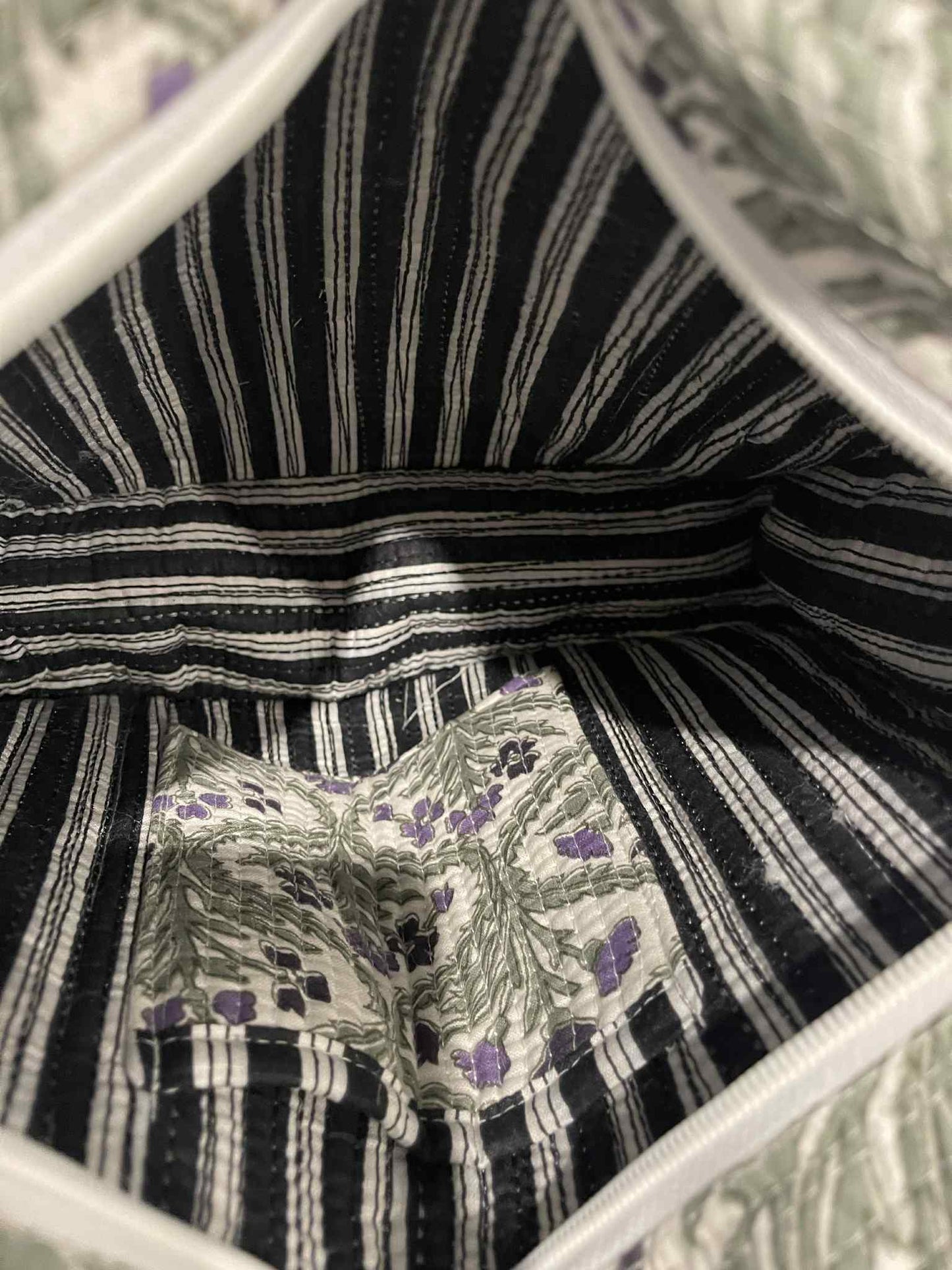 DAPHNE Floral Hand Block Printed Cross Body Tote Bag