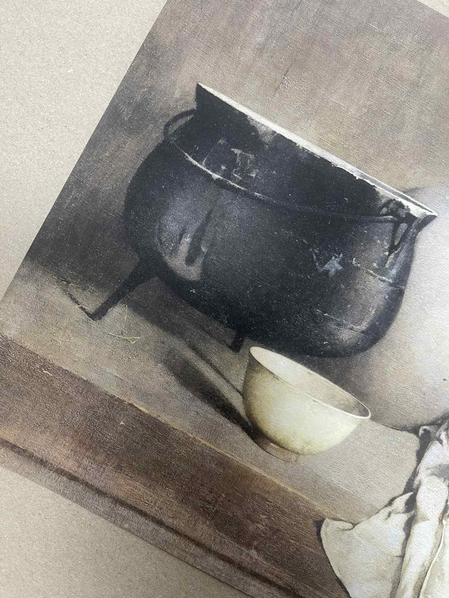 Still Life of Grey Art Print (A4 or A3)