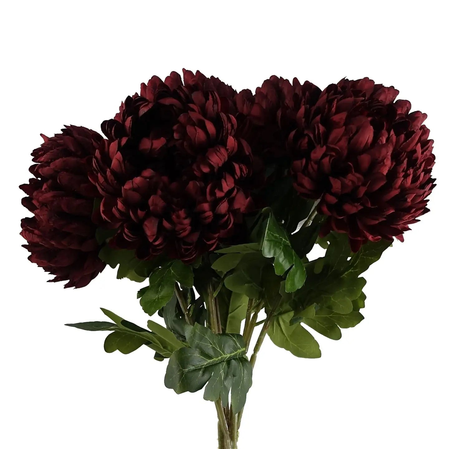 Burgundy Chrysanthemum Artificial Stem