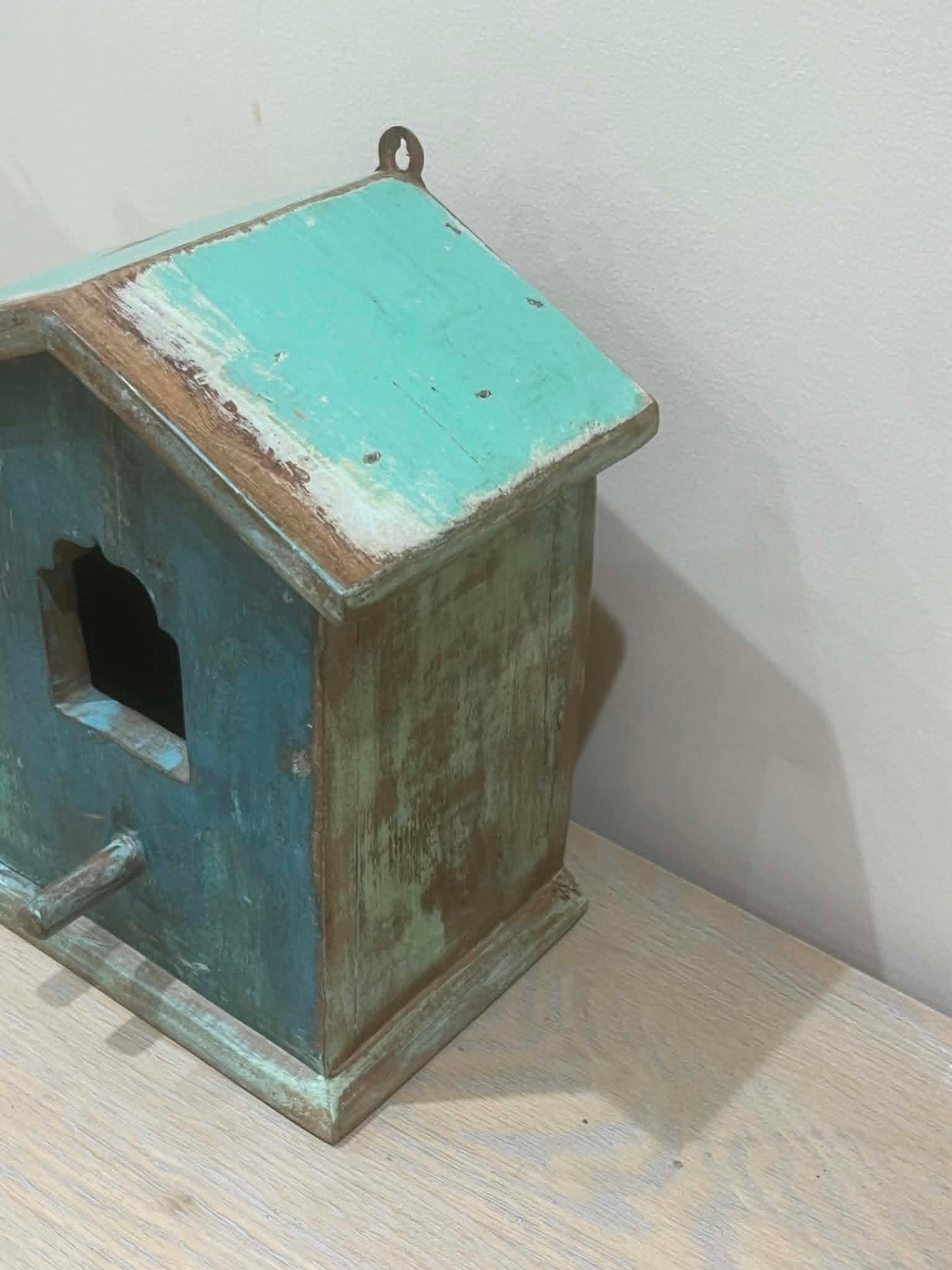 Rustic Handmade Wooden Bird House (C)