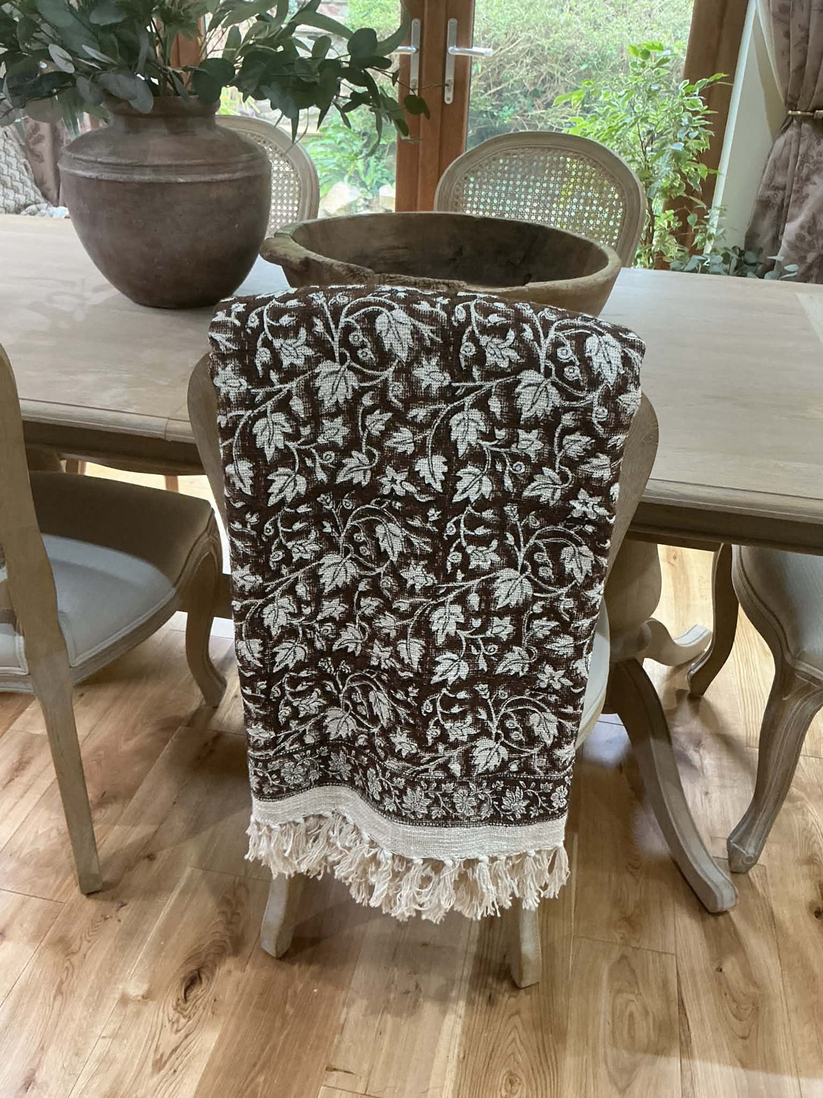 Alderwood Hand Block Printed Throw