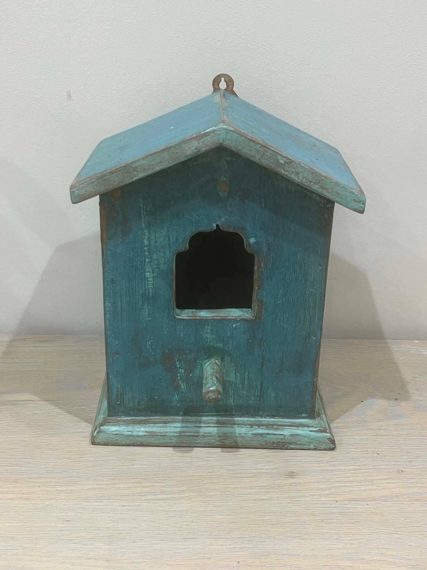 Rustic Handmade Wooden Bird House (A)