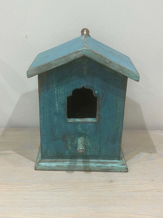 Rustic Handmade Wooden Bird House (A)