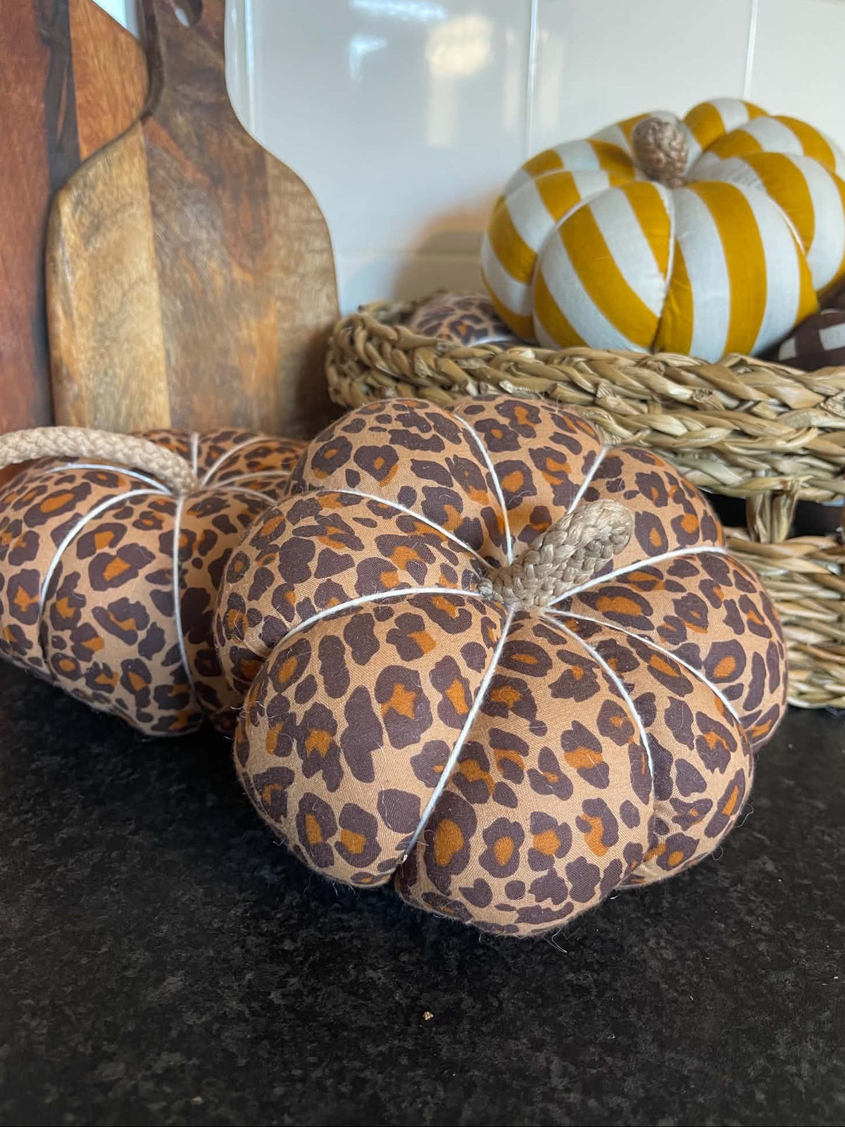 Handmade Leopard Pumpkin