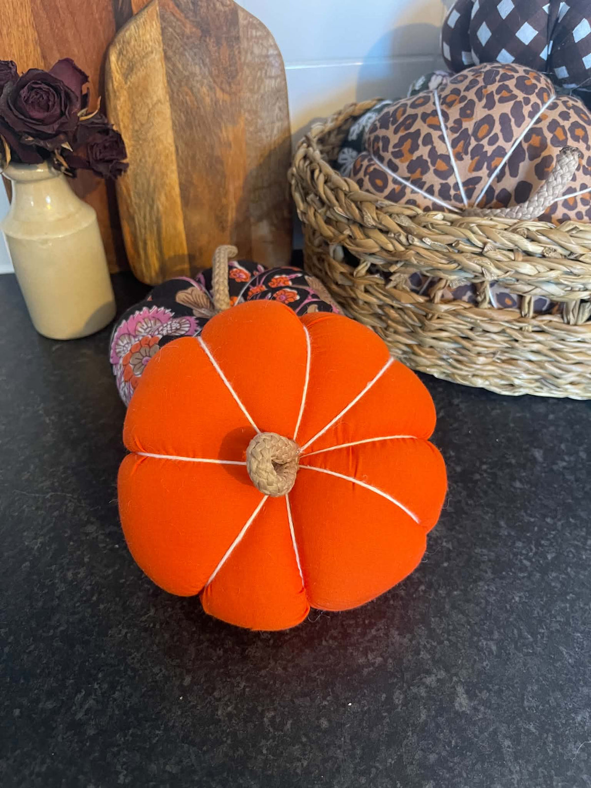 Handmade Burnt Orange Pumpkin