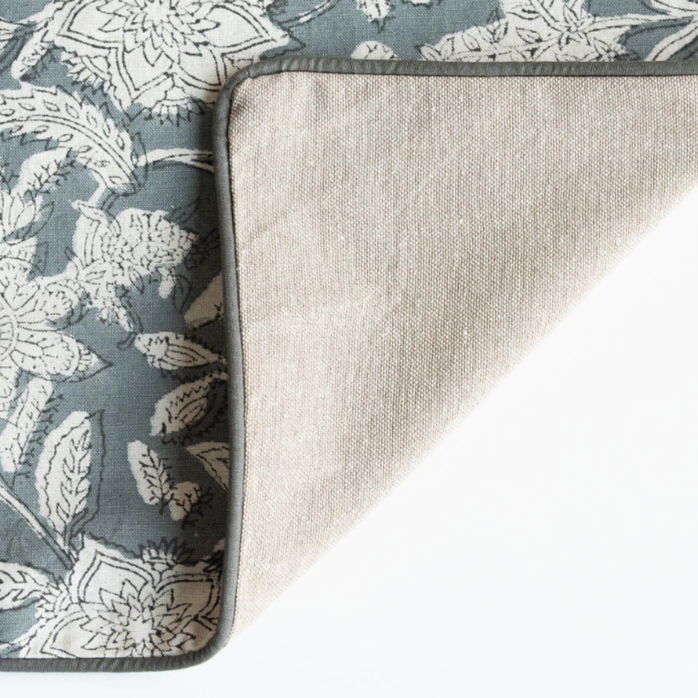 Darcy Hand Block Printed Bolster Cushion