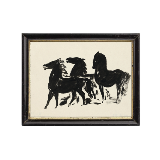 Expressionist Horses Print (A4 & A3)