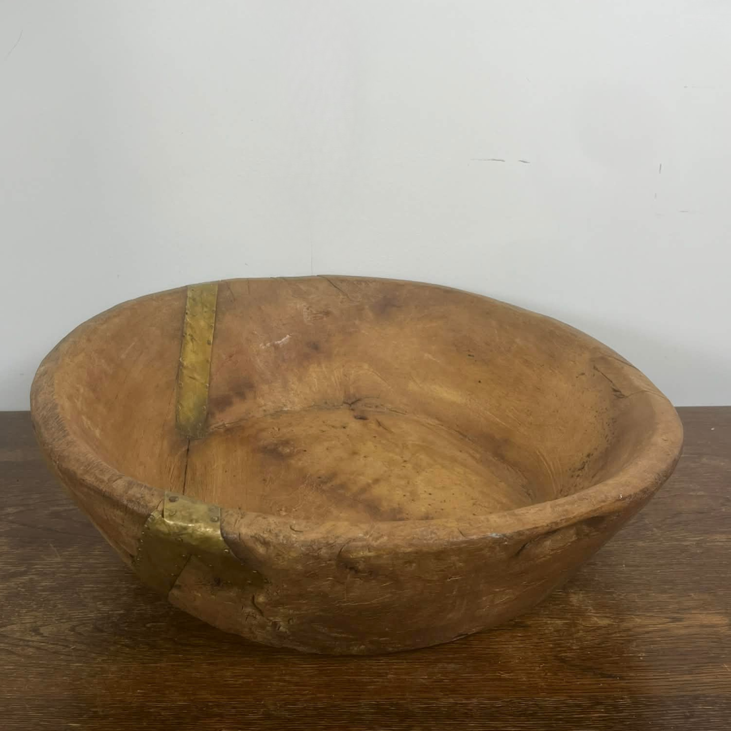 Salvaged Indian Dough Bowl