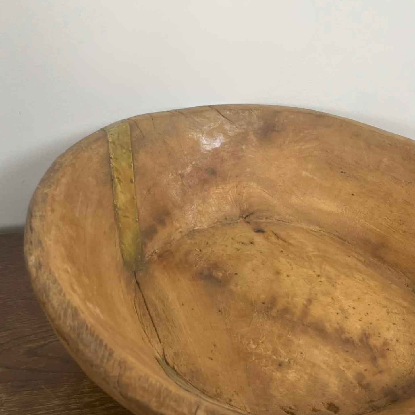 Salvaged Indian Dough Bowl