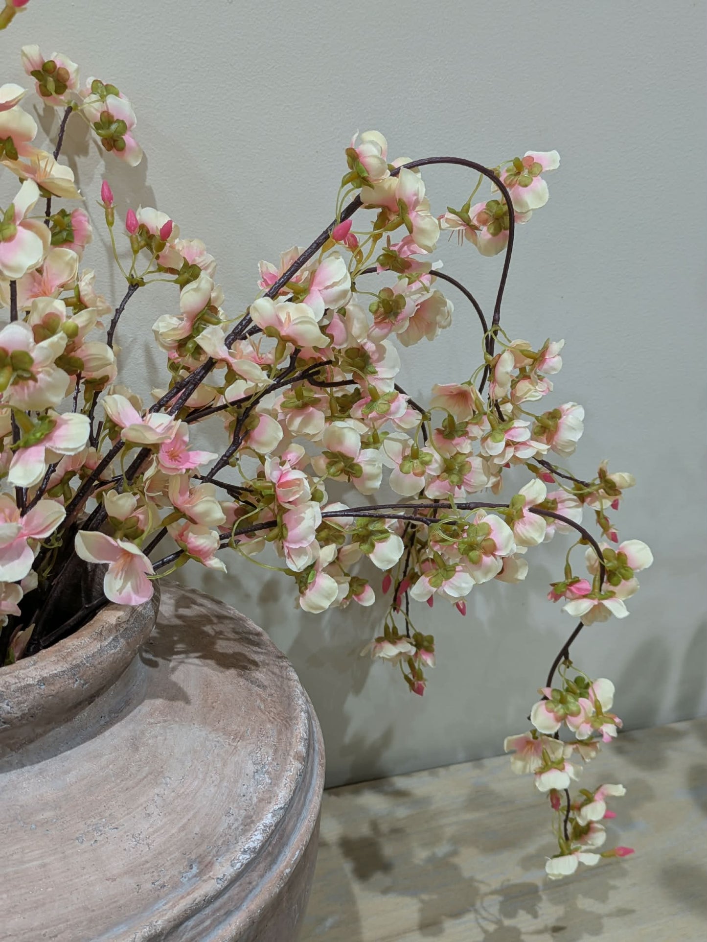 Faux Cherry Blossom Spray