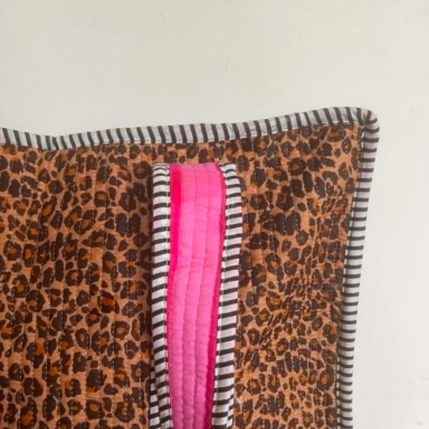 Leopard Screen Print Tote Bag