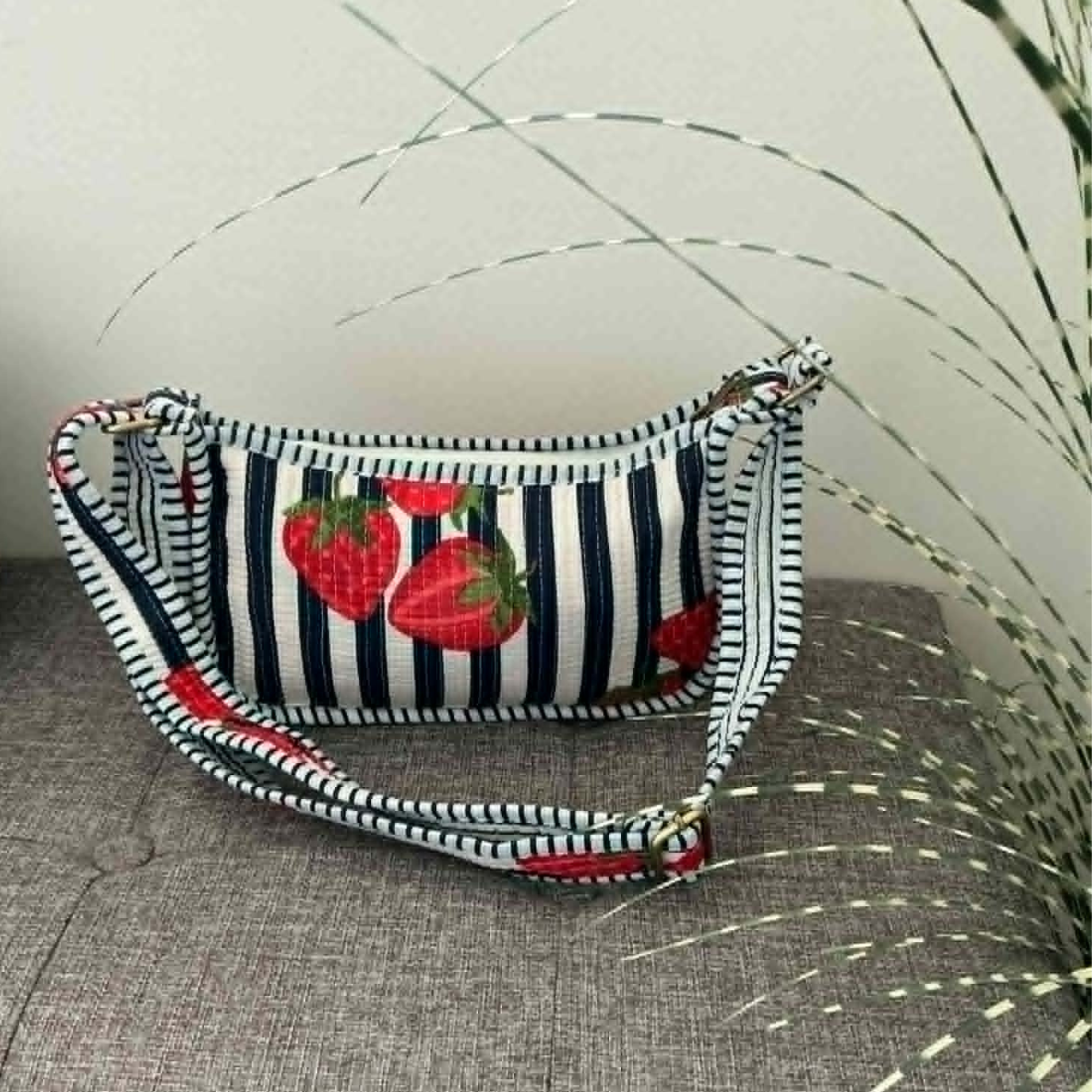 Strawberry Mini Shoulder Tote Bag