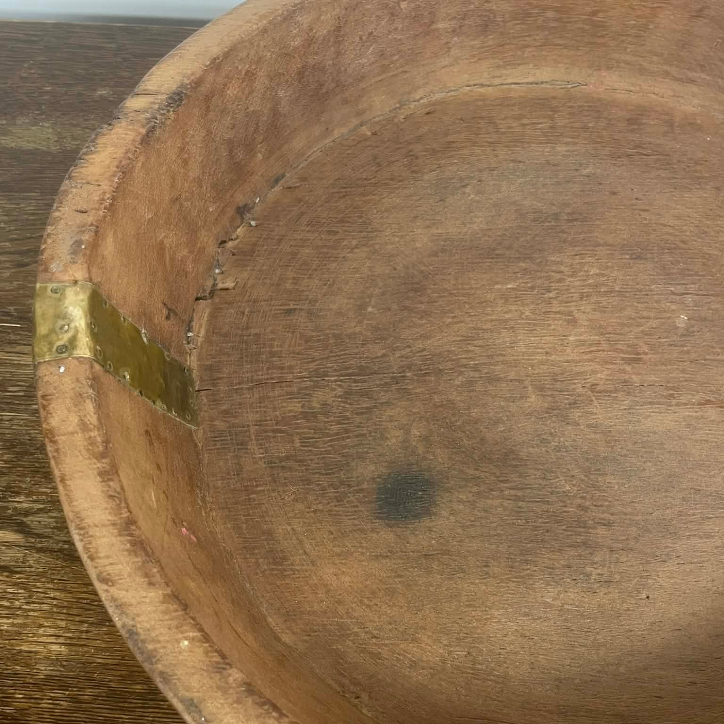 Salvaged Indian Dough Bowl