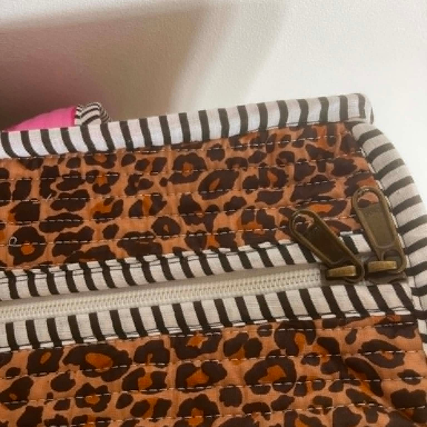 Leopard Screen Print Tote Bag