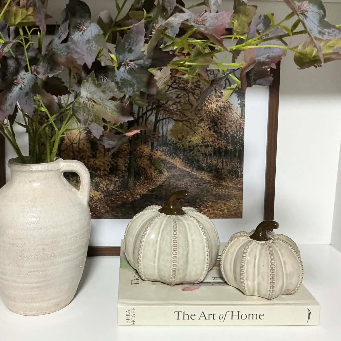 Ceramic Pumpkins (Set of 2)