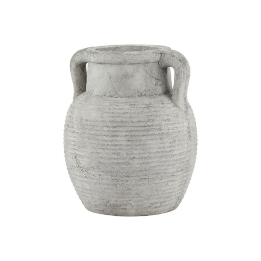 ATHENA Whitewash Vase - Short