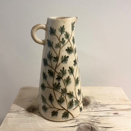 Ceramic Leaf Jug