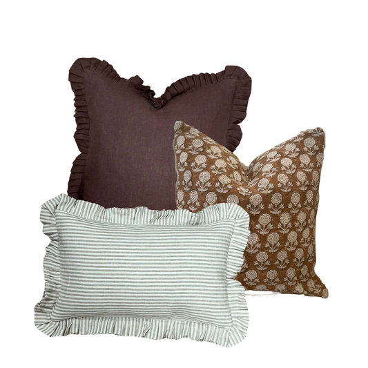 Rustic Bloom Cushion Combination