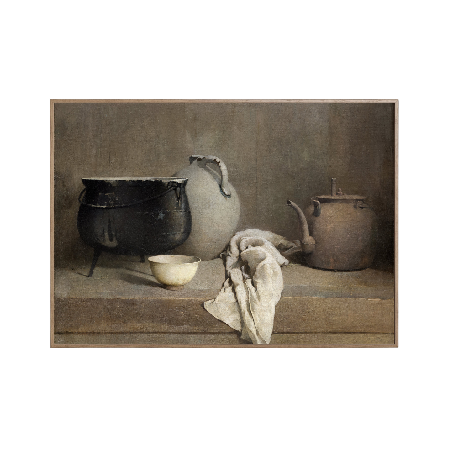 Still Life of Grey Art Print (A4 or A3)